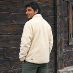 Beige · Polar Sherpa Main Lhotse de espalda, con el parche Lhotse