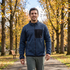 Polar Hombre Tejido Térmico Anti-peeling Middle Lhotse - azul urbano parque