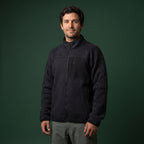 Polar Hombre Tejido Térmico Anti-peeling Middle Lhotse - negro estudio frente