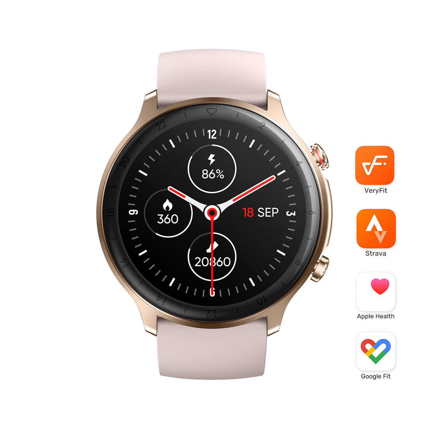 Pack Smartwatch Lhotse GPS 217 Pink + Audífonos RM7 Pro