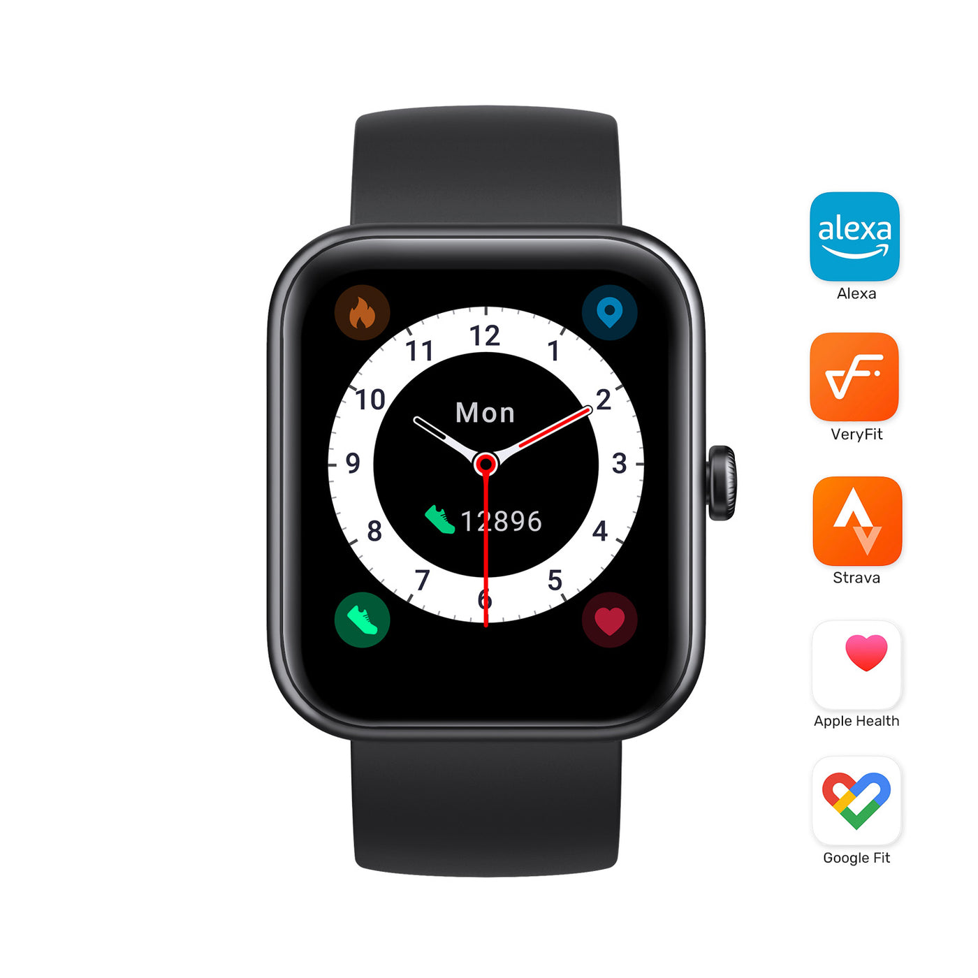 Pack Black Smartwatch Live 206 + Audífonos RM7 Pro Lhotse