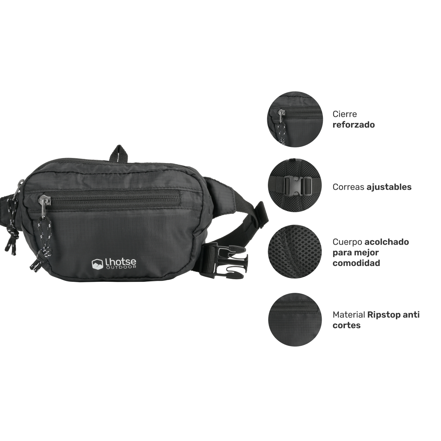 Negro · Banano Outdoor Golight 1Lt Himalaya Lhotse - foto del producto
