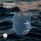 Lhotse Parlante TripGo Azul diseño compacto portátil ligero - detalle