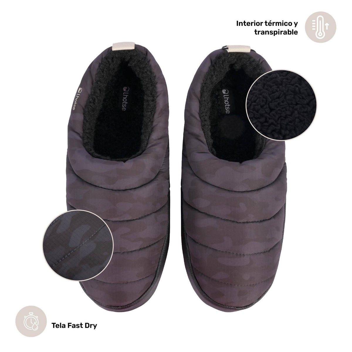 Multicolor · Pantuflas Térmicas Nimbus Suela CloudGrip Outdoor Lhotse - foto del producto