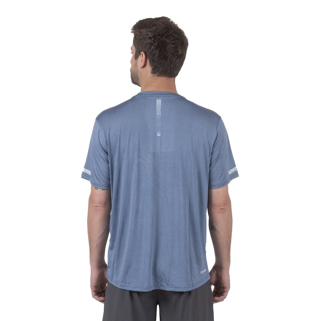 Azul · Polera Hombre Deportiva Manga Corta Boyak DryCool Lhotse