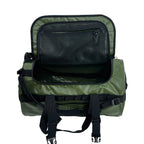 Lhotse Bolso Duffel Impermeable 30L Verde vista posterior correas mochila - detalle