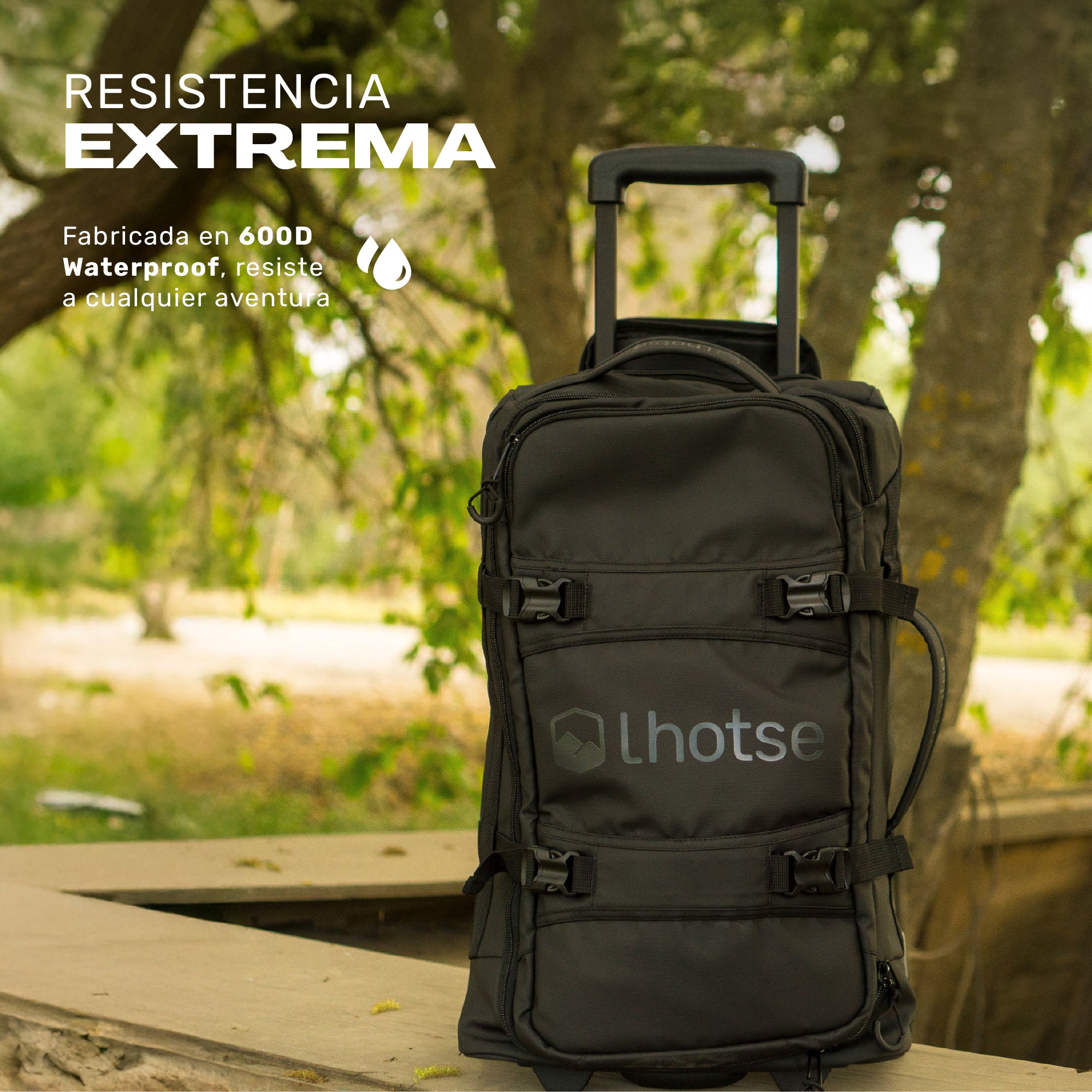 Maleta Bolso Trolly Expedition Duffel 30lts Black