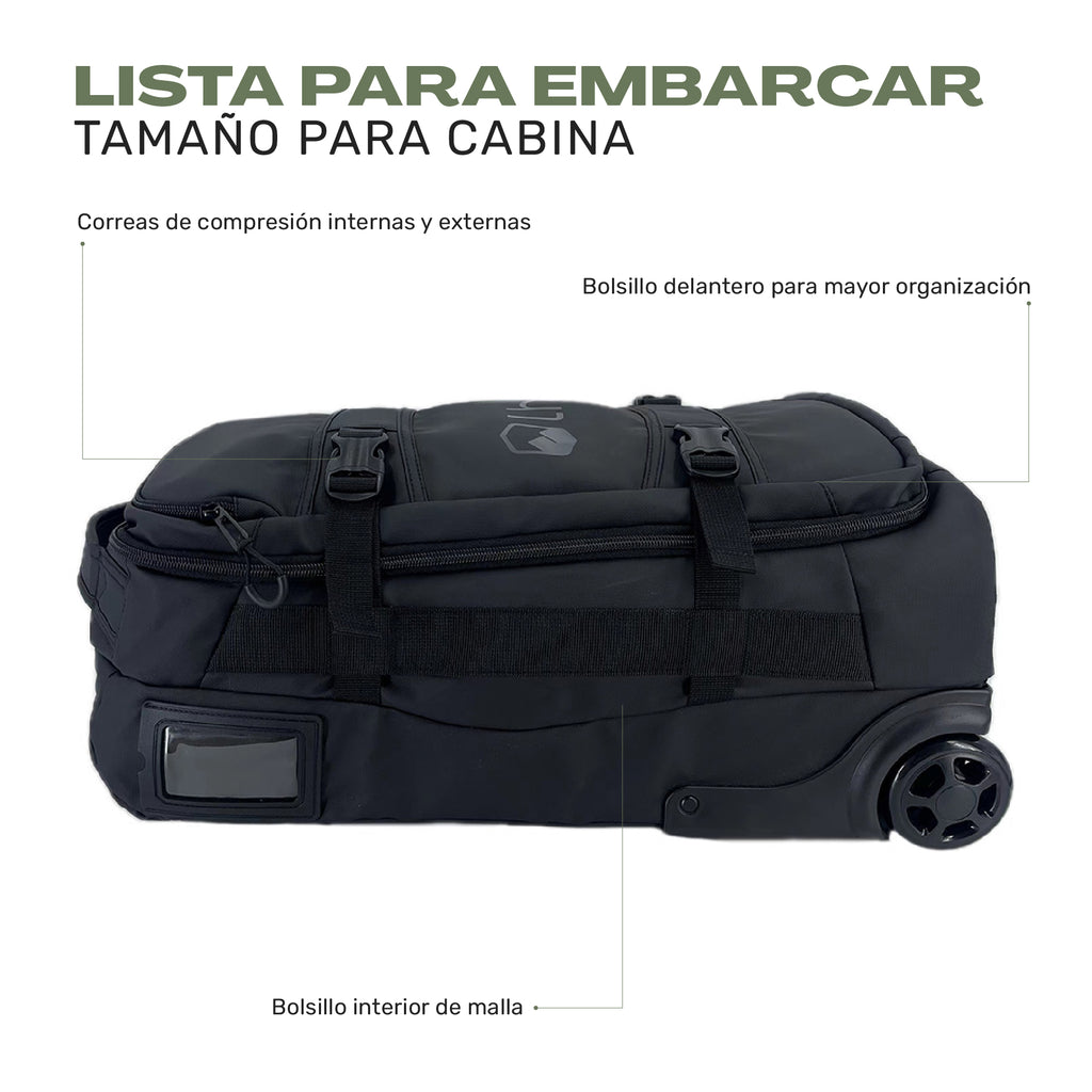 Maleta Bolso Trolly Expedition Duffel 30lts Black