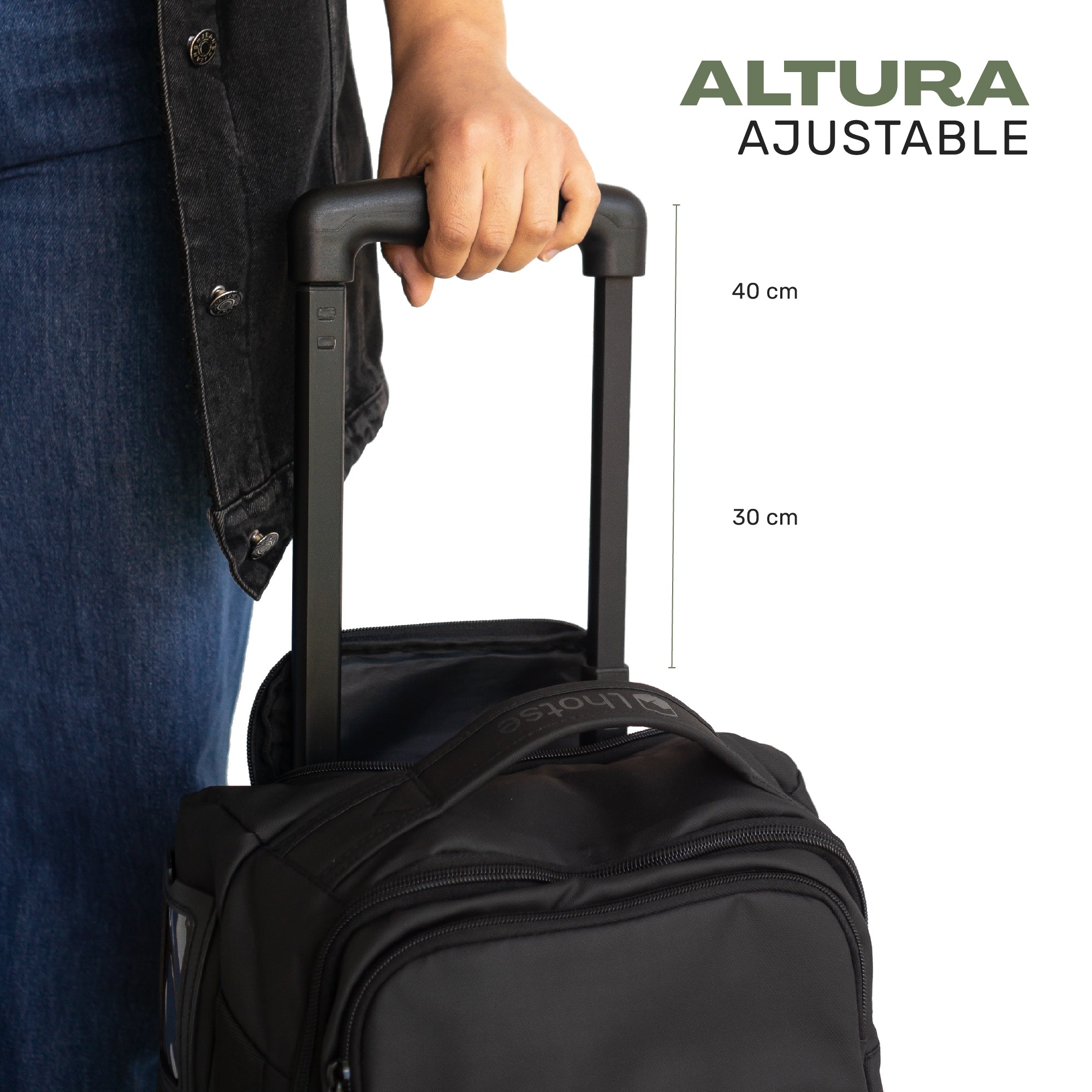 Maleta Bolso Trolly Expedition Duffel 30lts Black