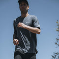 Negro · Polera Hombre Deportiva Manga Corta Boyak DryCool Lhotse