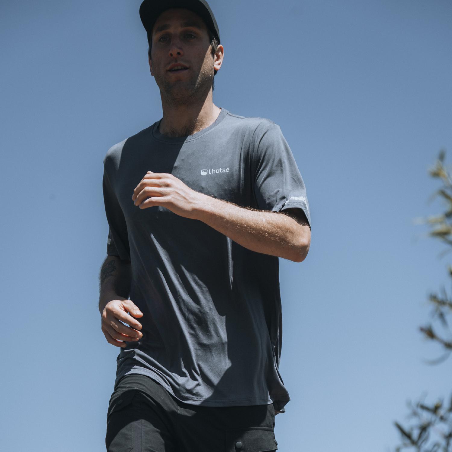 Negro · Polera Hombre Deportiva Manga Corta Boyak DryCool Lhotse