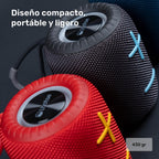 Lhotse Parlante TripGo Rojo experiencia TWS emparejamiento dos parlantes - detalle