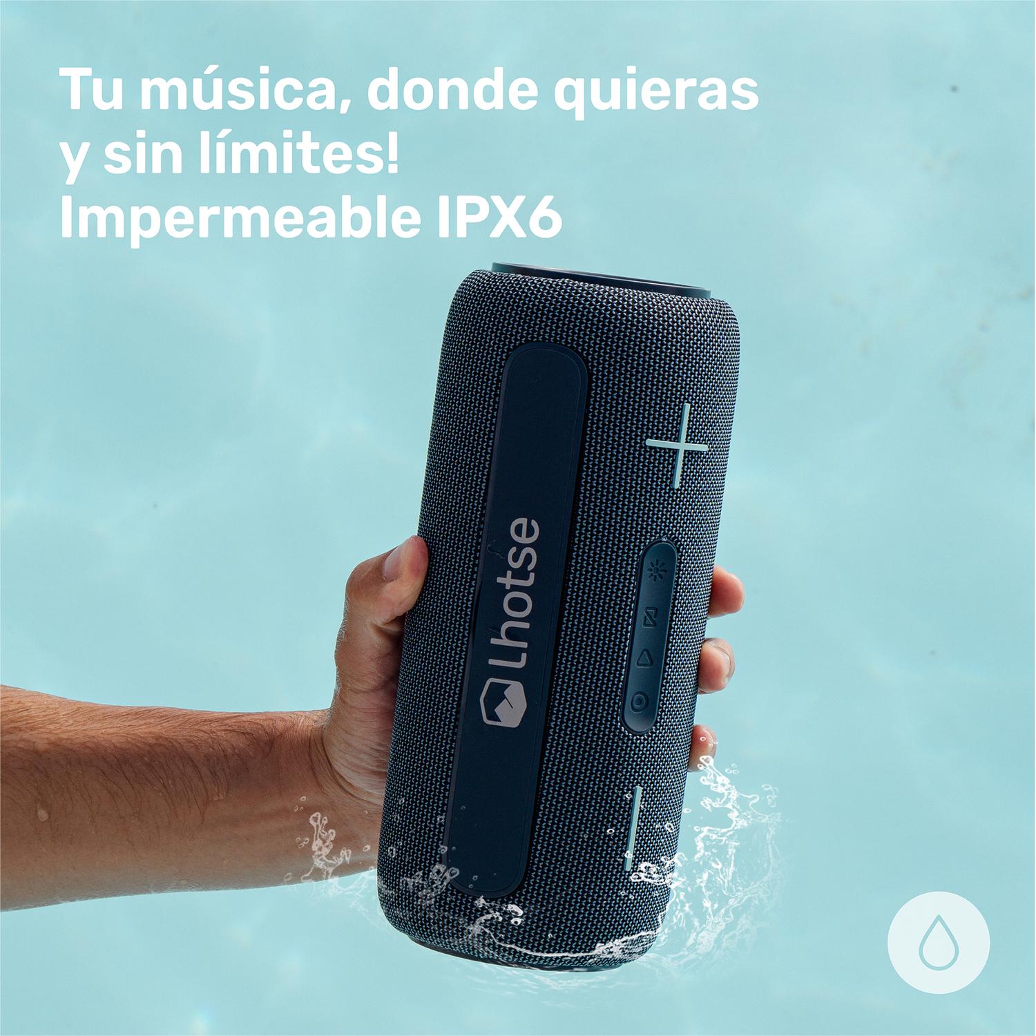 Azul · Parlante Portátil Inalámbrico Bluetooth Journey