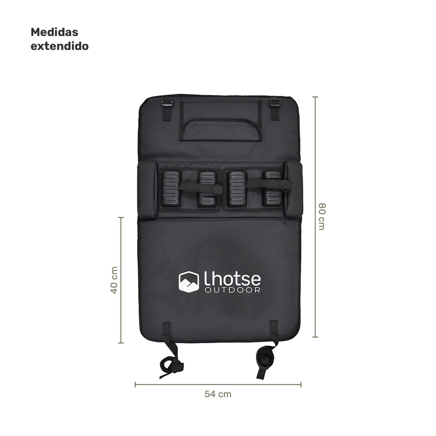 Lhotse Pick-Up Pad Porta 2 Bicicletas especificaciones capacidad medidas - detalle