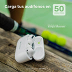 Lhotse Audífonos RM7 Pro carga estuche 50 minutos batería - detalle