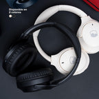 Negro · Lhotse Audífonos WavePro Over Ear plegable liviano 210 gramos - detalle