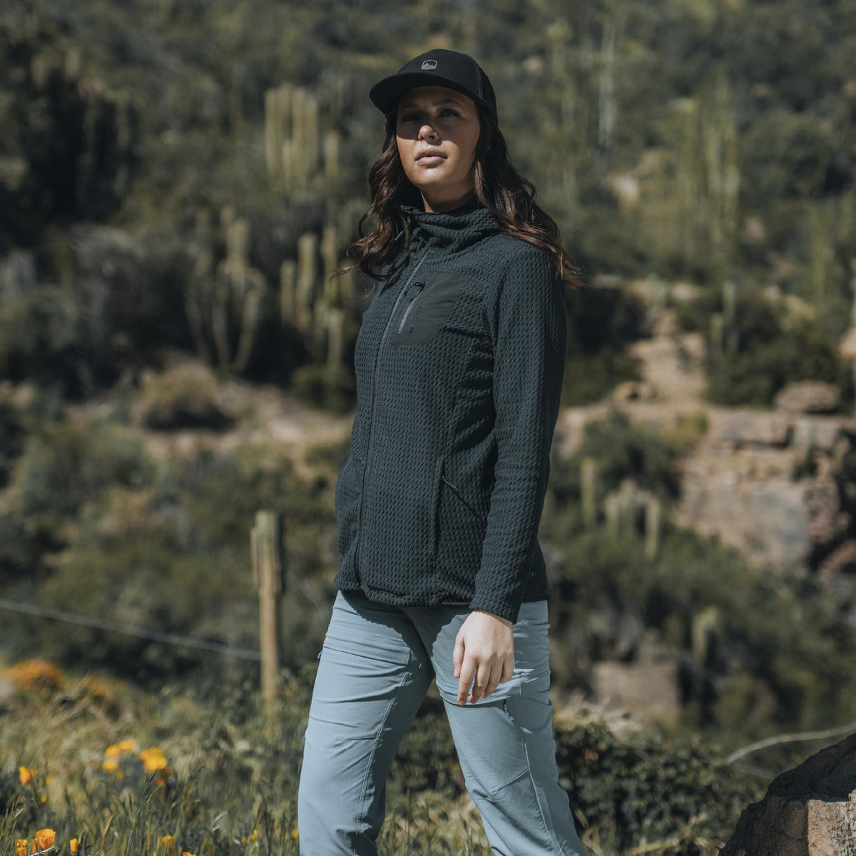 Azul · Pantalón Trekking Mujer Desmontable UV50+ Lukla-W Lhotse