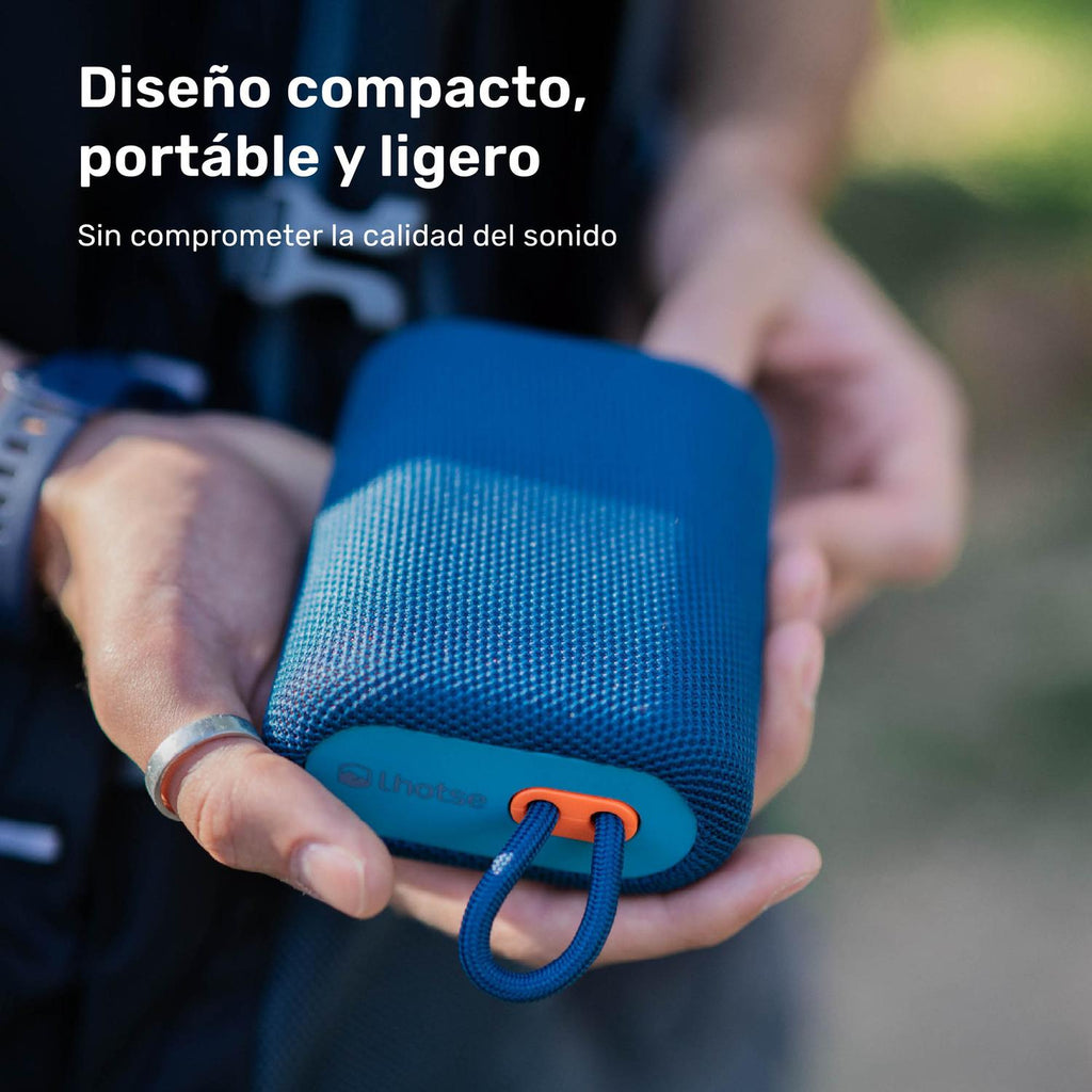 Lhotse Parlante Portátil Bluetooth Tune Up Azul diseño compacto portátil ligero - detalle