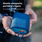 Lhotse Parlante Portátil Bluetooth Tune Up Azul diseño compacto portátil ligero - detalle