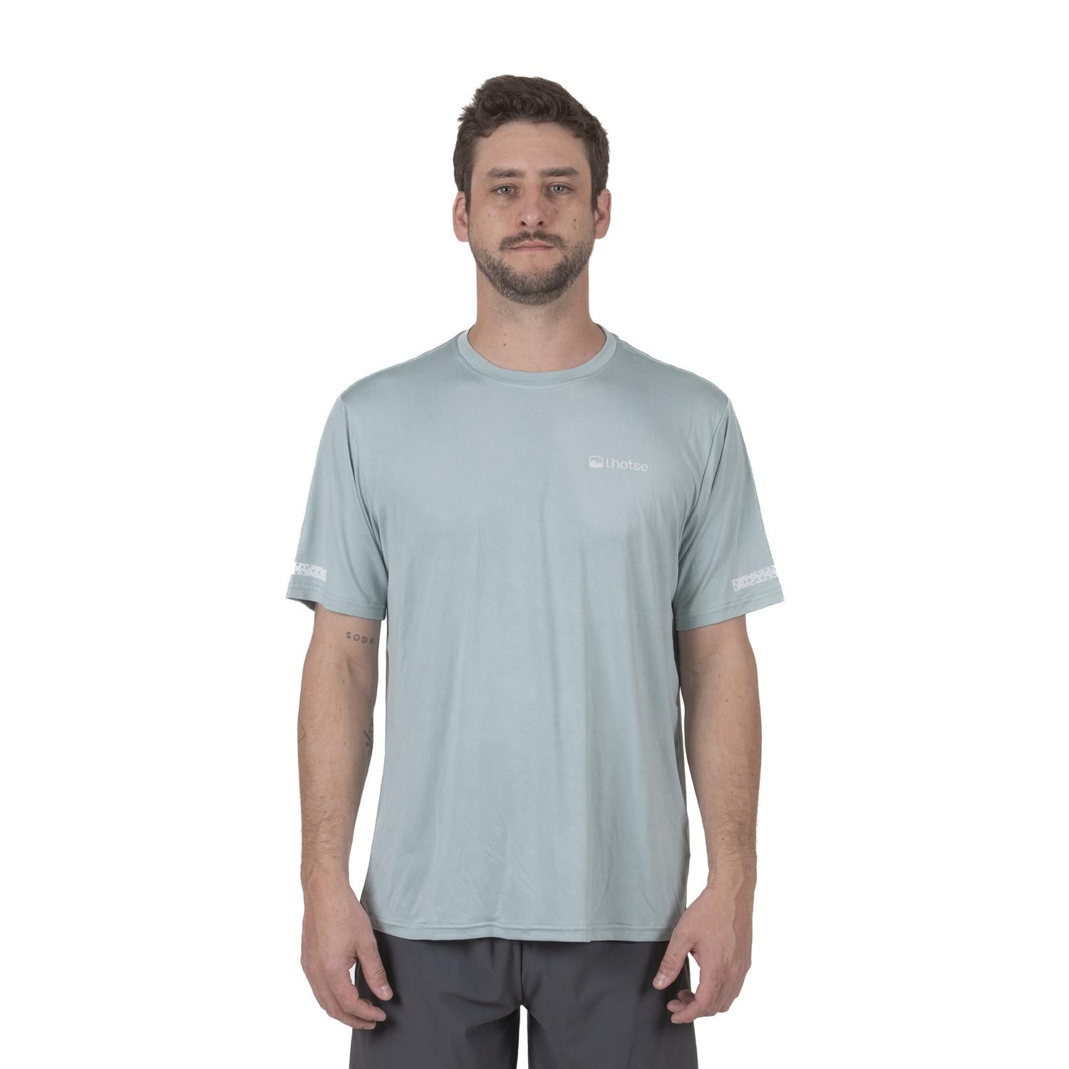 Verde · Polera Hombre Deportiva Manga Corta Boyak DryCool Lhotse