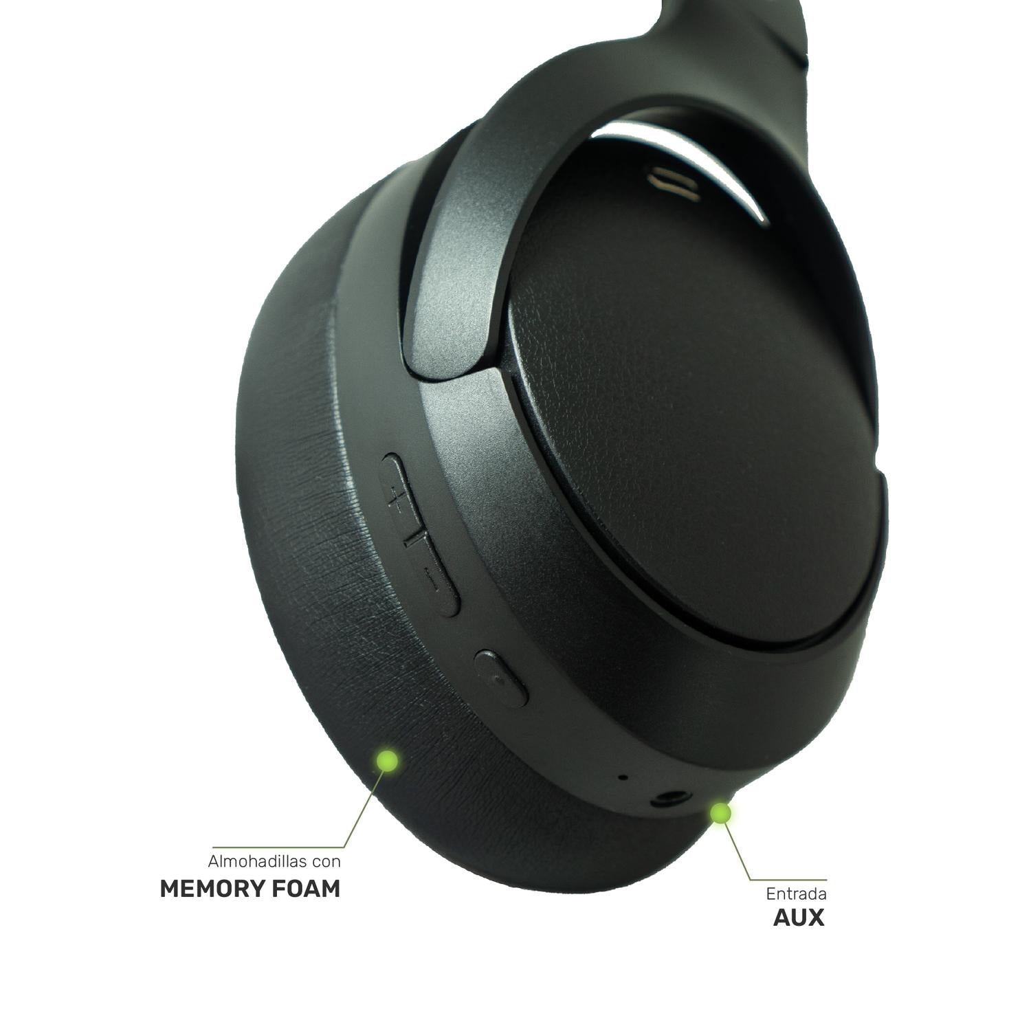 Lhotse Audífonos BeatMaster ANC Negro infografía ANC Bluetooth 5.3 - detalle