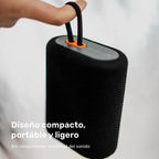 Lhotse Parlante Portátil Bluetooth Tune Up Negro diseño compacto portátil ligero - detalle