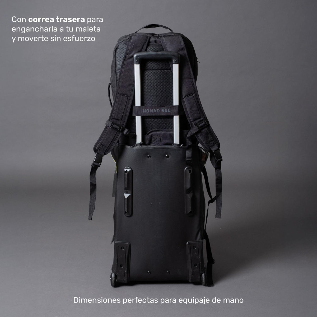 Lhotse Mochila Maleta de Viaje Nomad 35L sistema híbrido convertible mochila bolso características