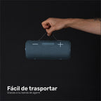 Azul · Parlante Portátil Inalámbrico Bluetooth Journey