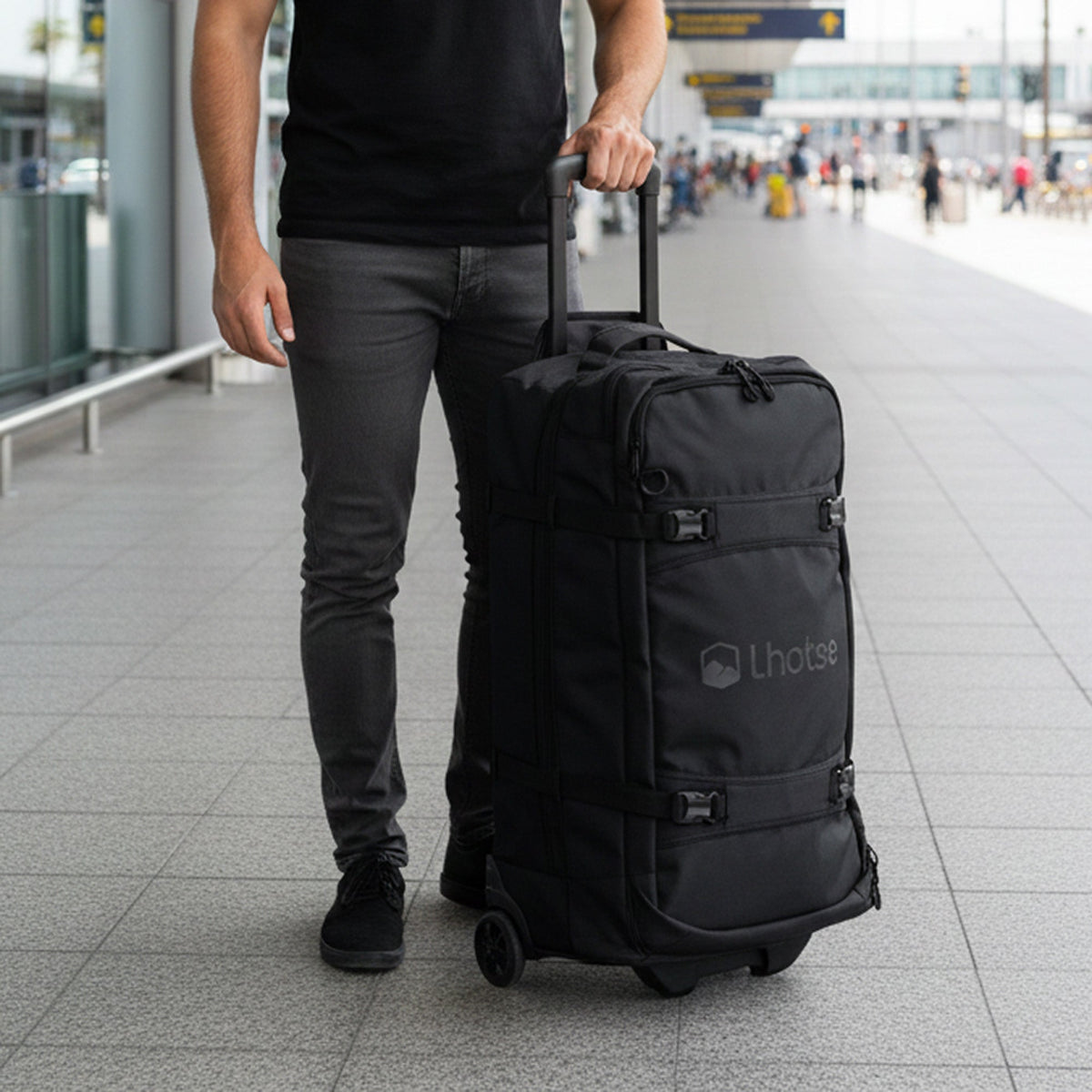 Maleta Bolso Trolly Expedition Duffel Black 70 lts