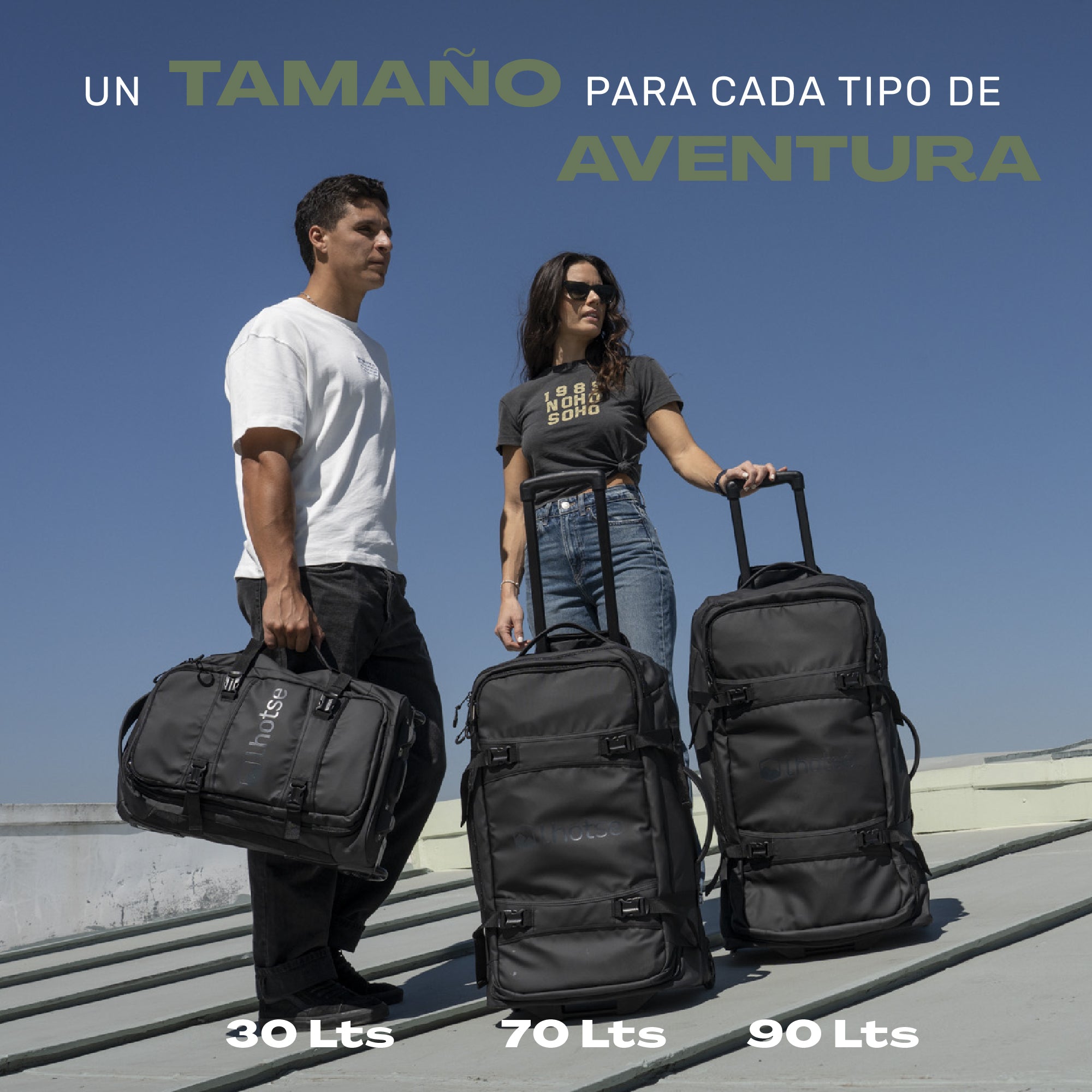 Maleta Bolso Trolly Expedition Duffel 70lts Black