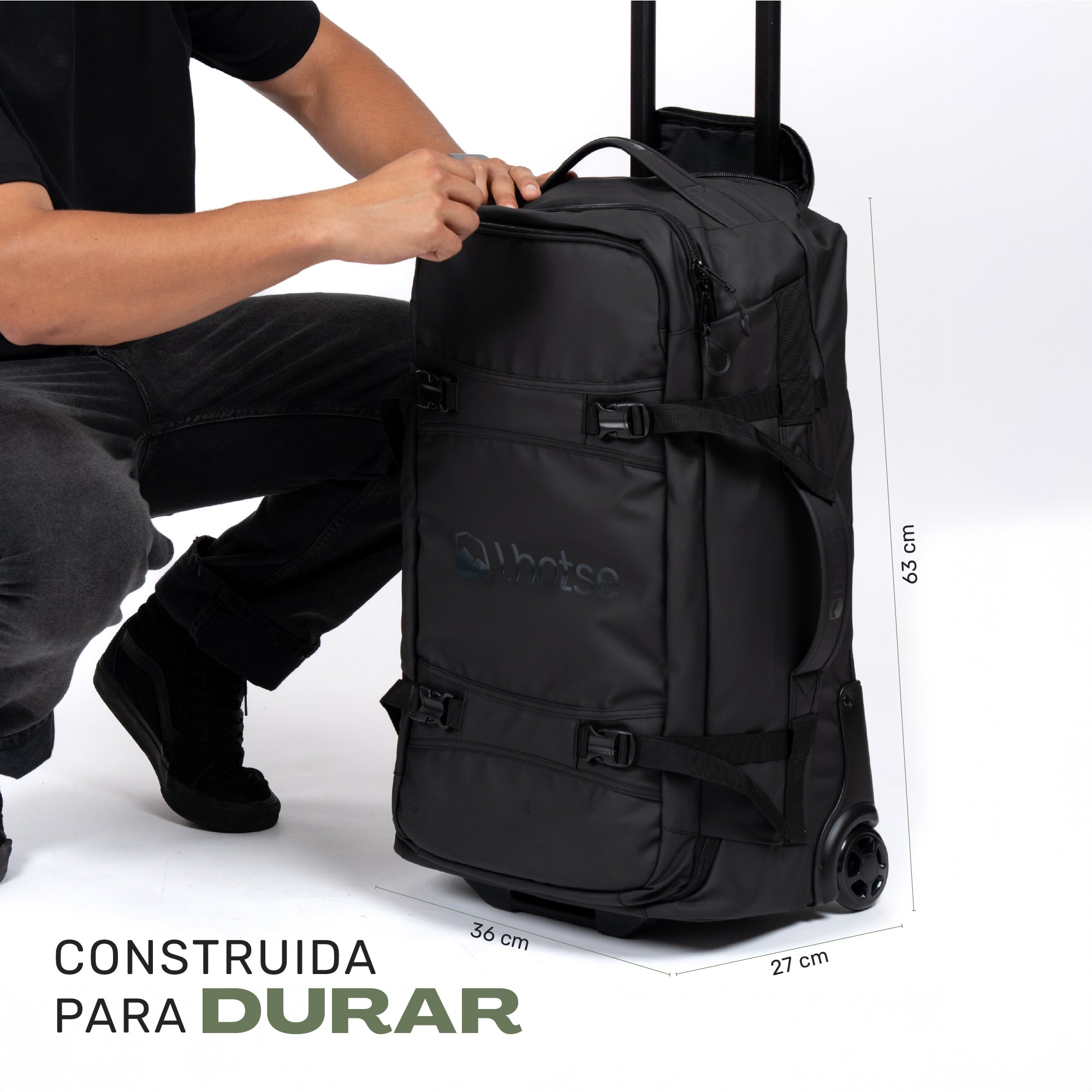 Maleta Bolso Trolly Expedition Duffel 70lts Black