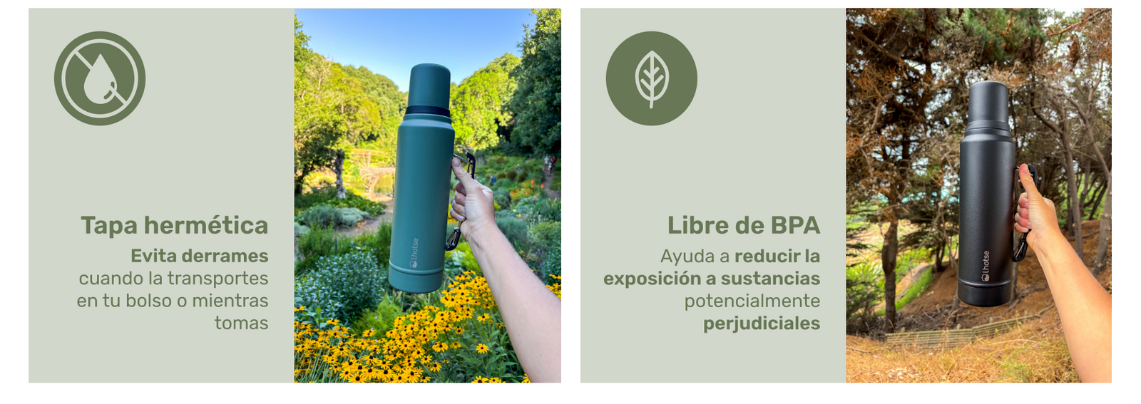 Termo Liquido Acero Inoxidable Classic 1,3 lts Lhotse