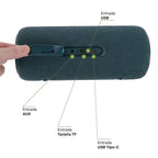 Azul · Parlante Portátil Inalámbrico Bluetooth Journey
