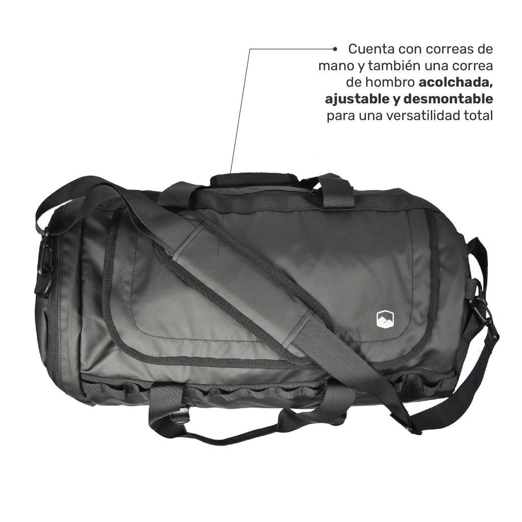 Lhotse Bolso Duffel Deportivo 30L correas convertible mochila características - detalle