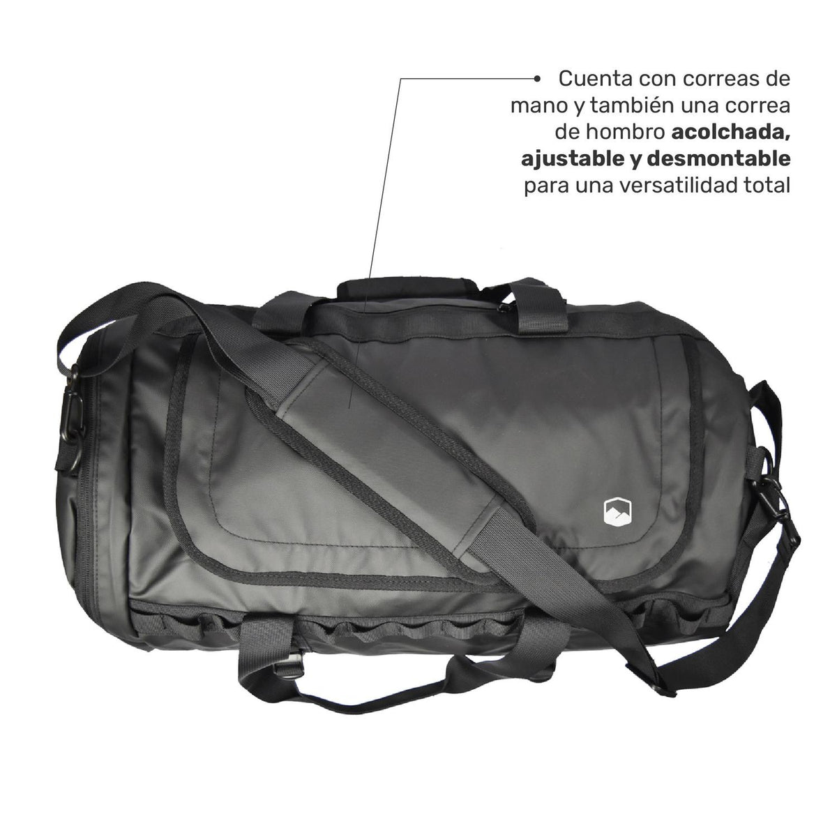 Lhotse Bolso Duffel Deportivo 30L correas convertible mochila características - detalle