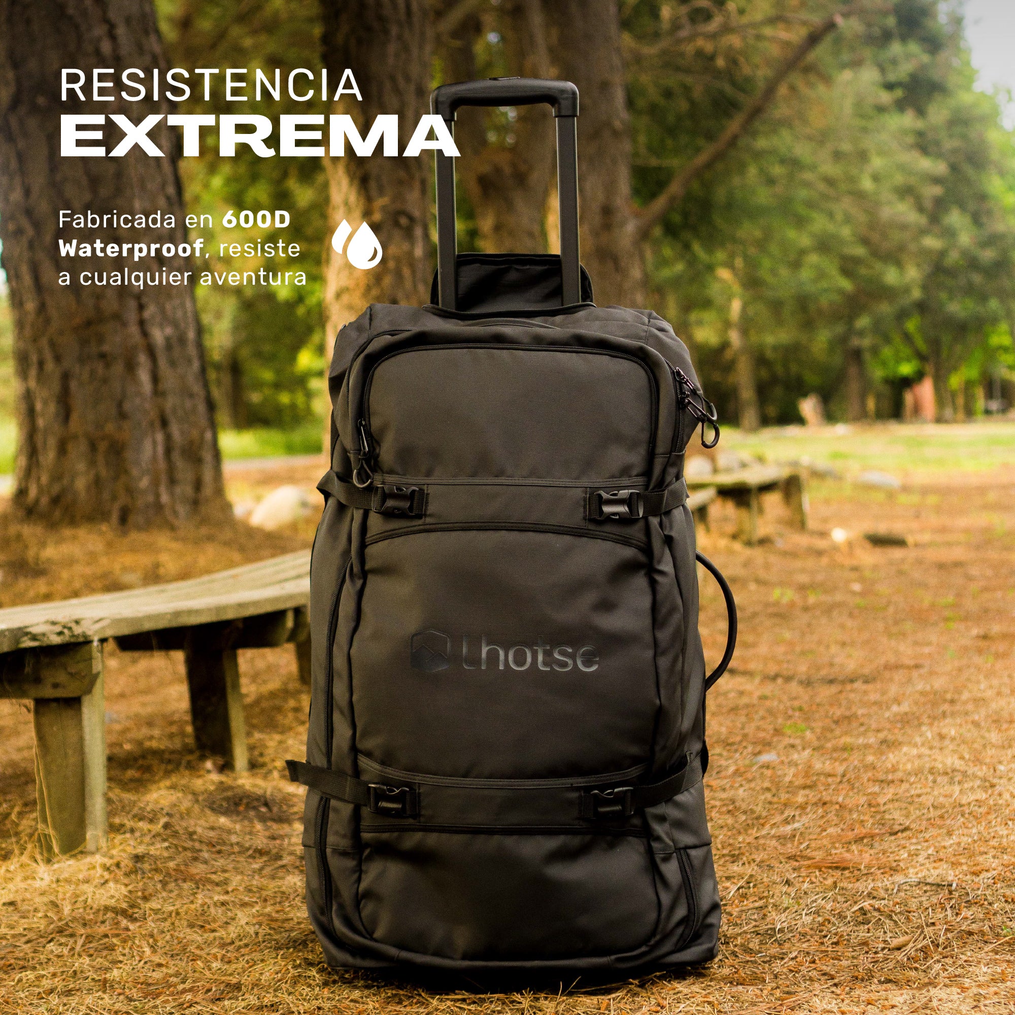 Maleta Bolso Trolly Expedition Duffel 90lts Black