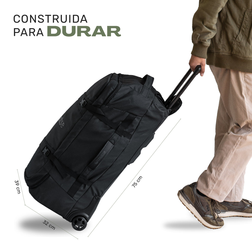 Maleta Bolso Trolly Expedition Duffel 90lts Black