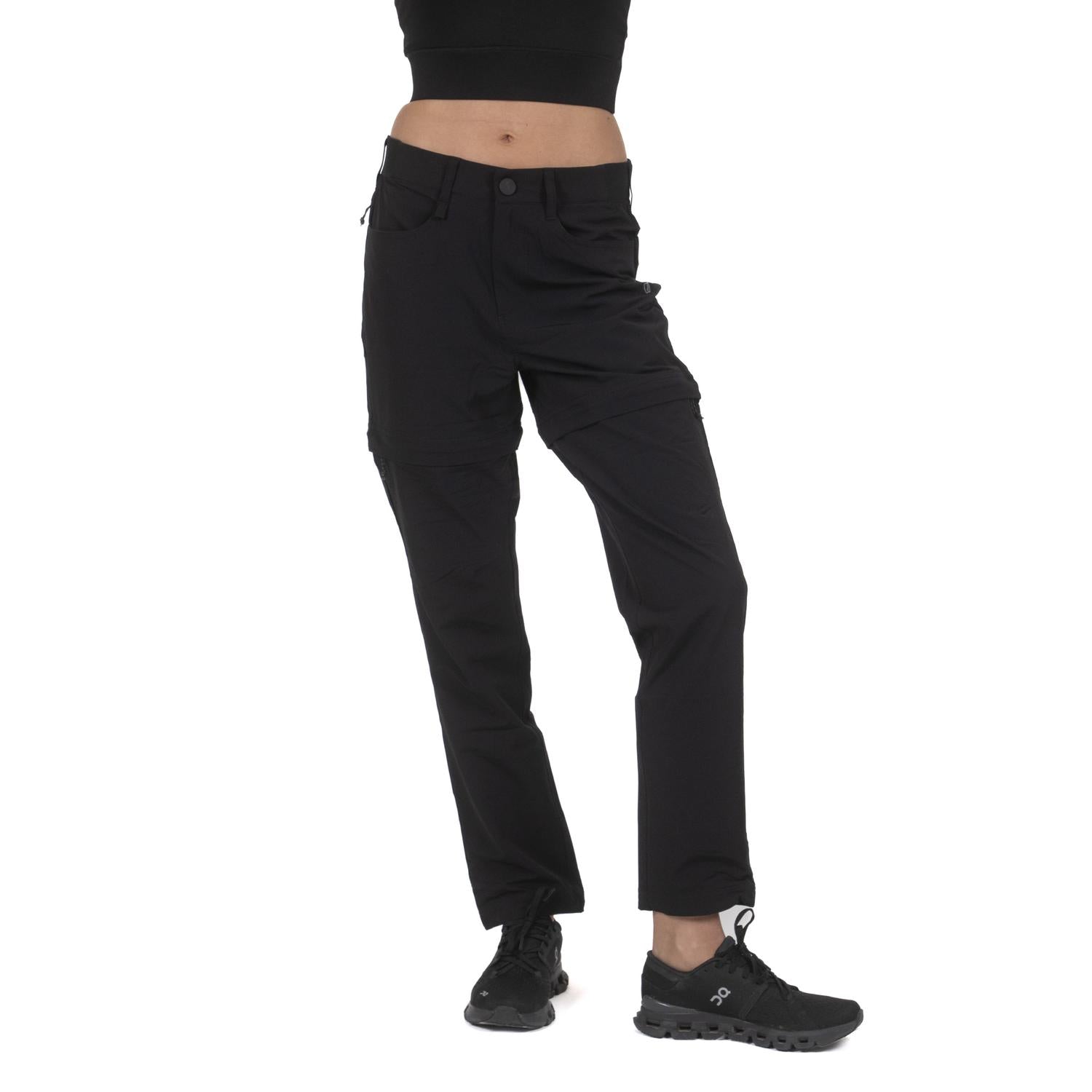 Negro · Pantalón Trekking Mujer Desmontable UV50+ Lukla-W Lhotse