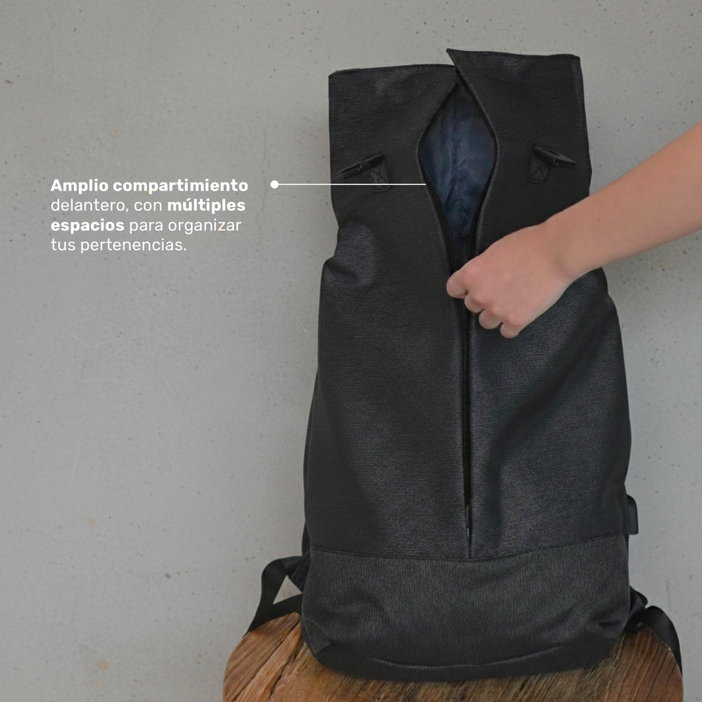 Mochila Antirrobo Lhotse Gris Oscuro MA147