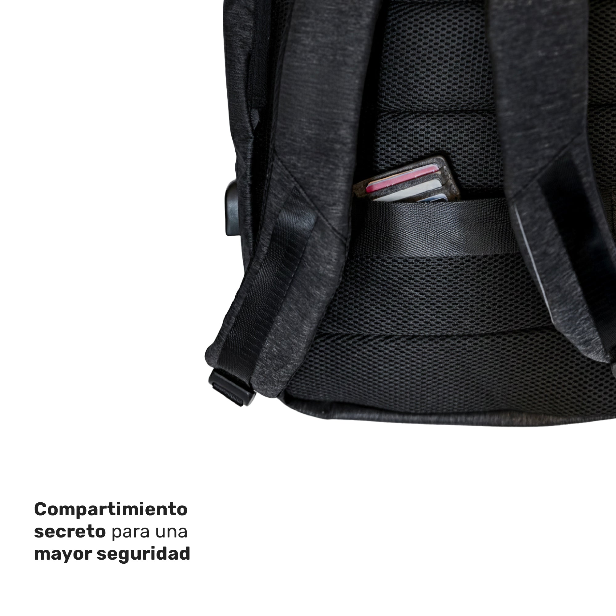 Mochila Antirrobo Lhotse Gris Oscuro MA147