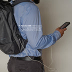 Mochila Antirrobo Lhotse Gris Oscuro MA147