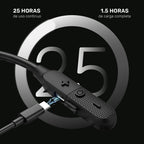 Lhotse Audífonos Tuneair ENC 25 horas batería 1.5 horas carga completa - detalle