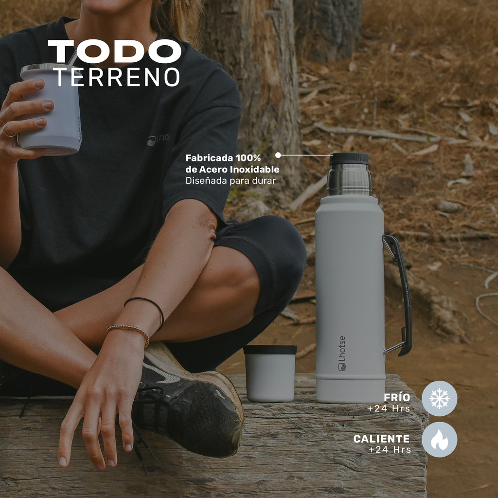 Lhotse Termo Líquido Classic 1.3L Blanco todo terreno outdoor - lifestyle