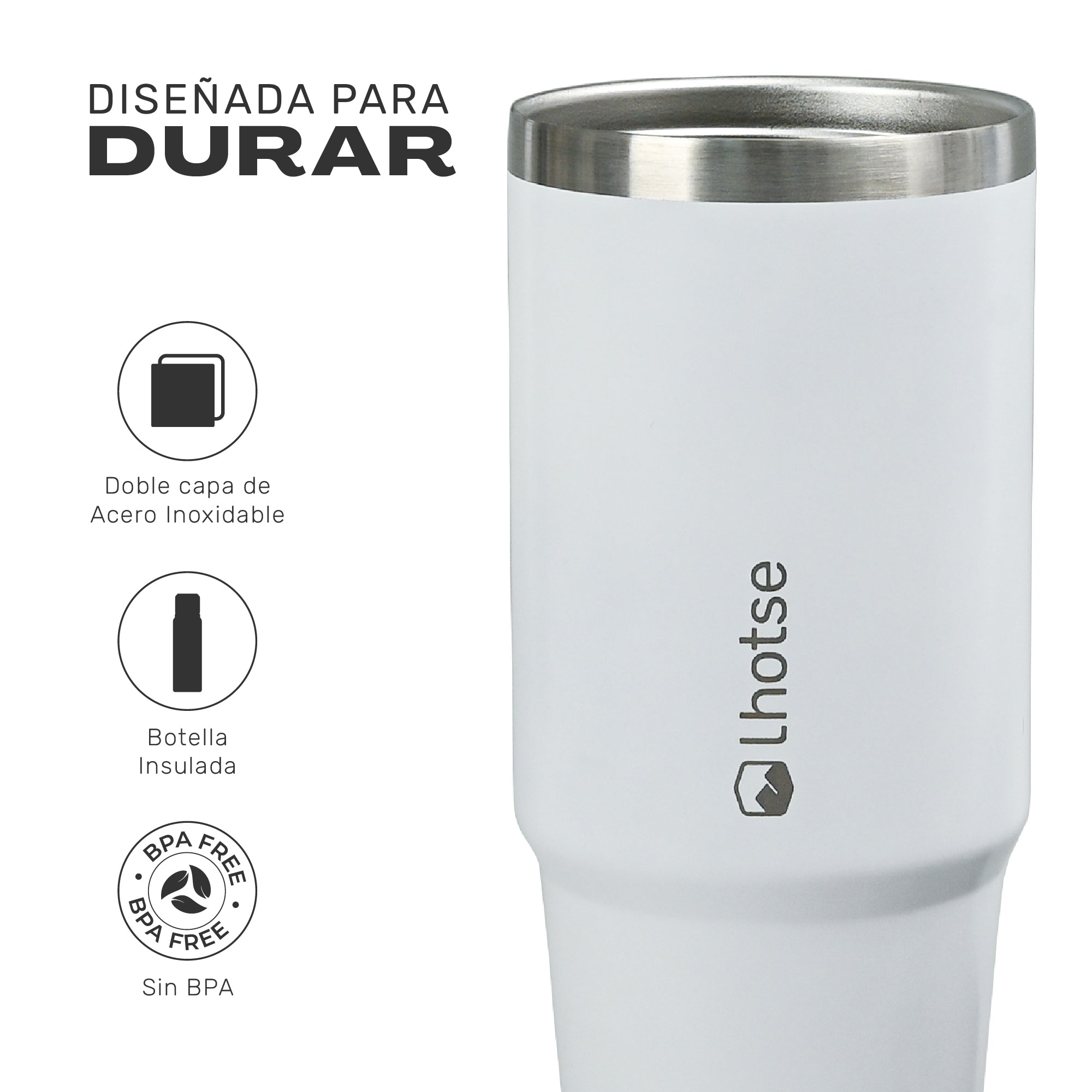 Botella Térmica Insulada Lhotse Travel Mug 900ml