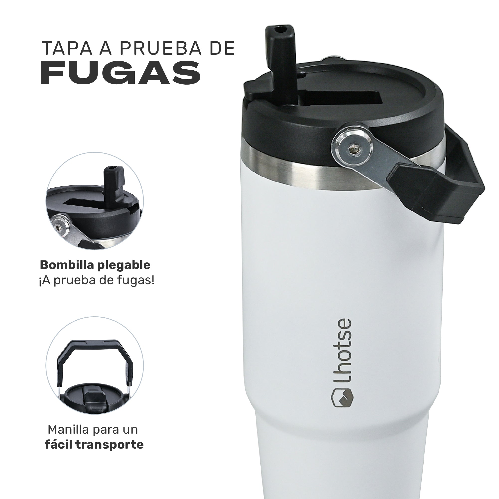 Botella Térmica Insulada Lhotse Travel Mug 900ml