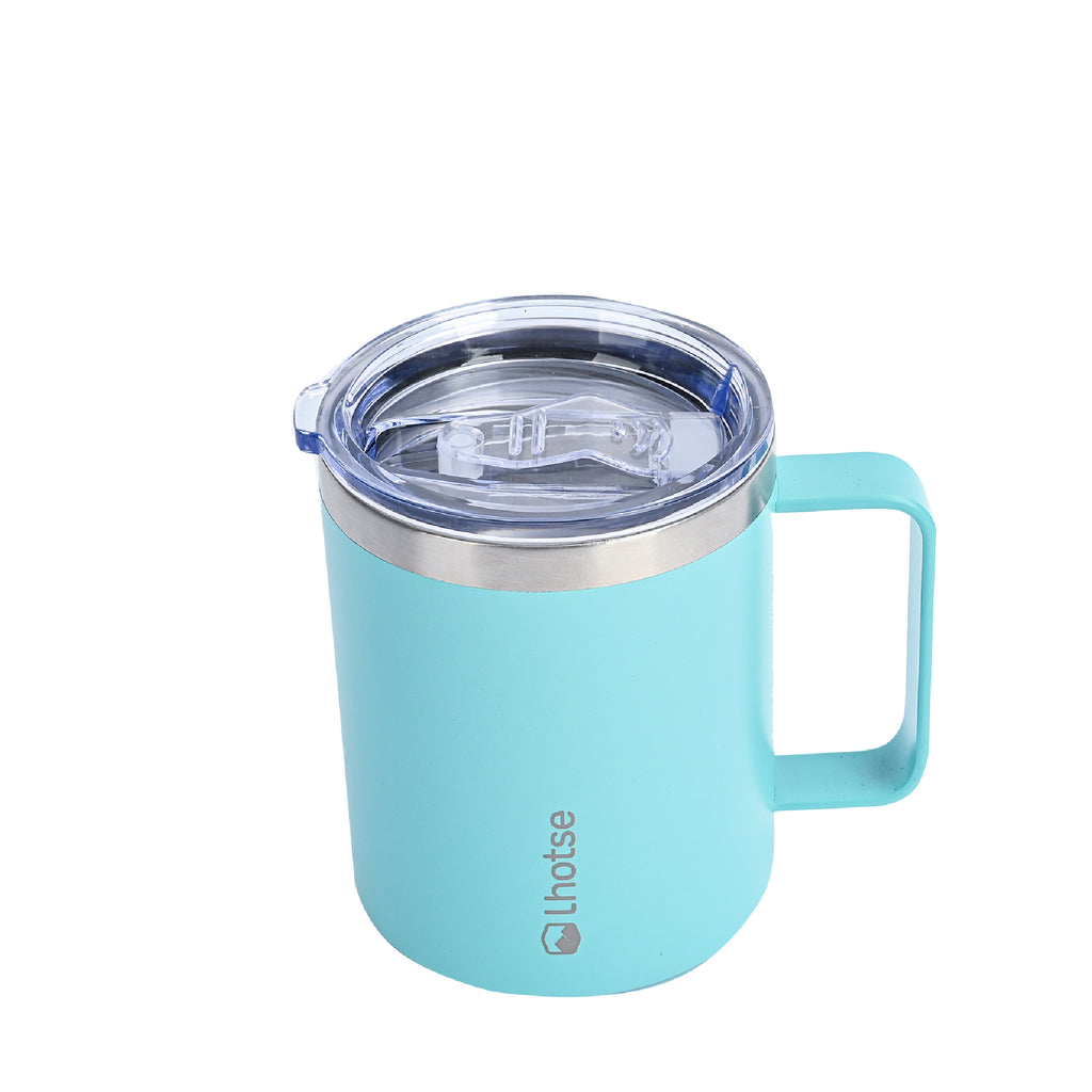 Azul · Taza Térmica Insulada Camping 350ml