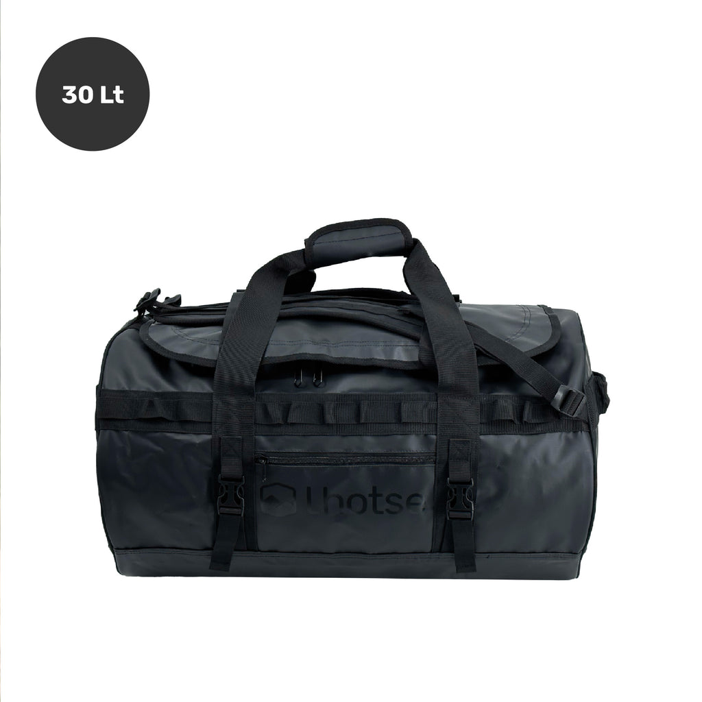Lhotse Bolso Duffel Impermeable 30L Negro - vista frontal
