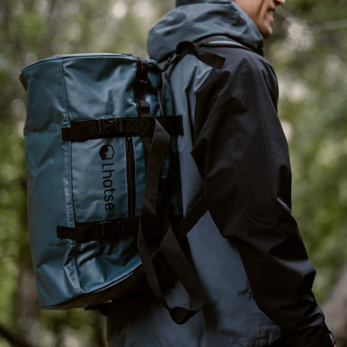 Bolso Deportivo Impermeable Duffel 60 lts Lhotse Azul Talla única 30 lts