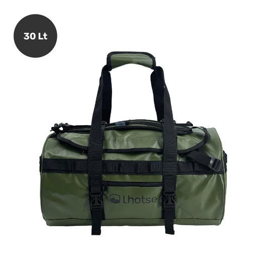 Lhotse Bolso Duffel Impermeable 30L Verde - vista frontal
