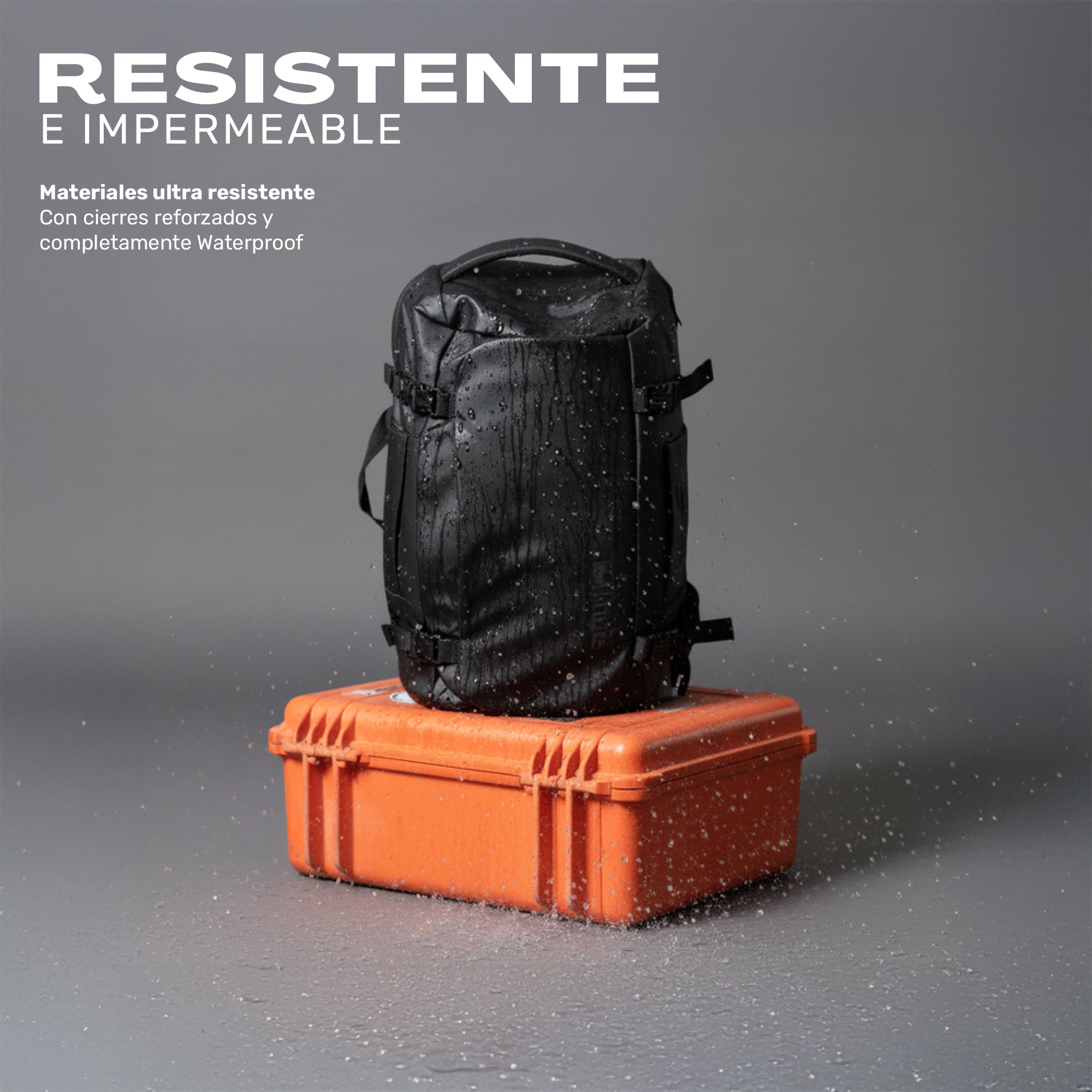 Mochila Viaje impermeable Notebook 17,3"Broadpeak 40L Lhotse
